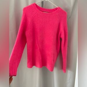 LOFT Women's Bright Pink Sweater